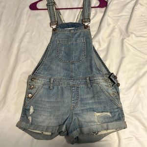 Denim overalls